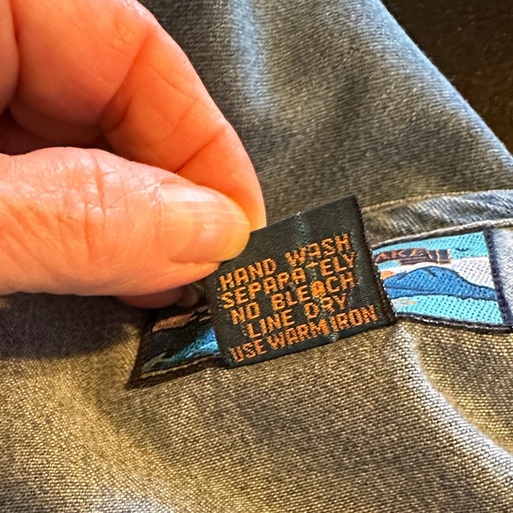 Vintage Shaver Lake Unique Blue Denim Vest with Intricate Cutouts - Picture 9 of 9